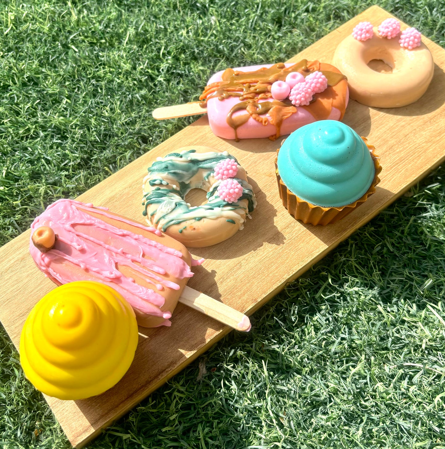 Whimsical Soap Gift Set: Cupcake, Candy Bar & Donut